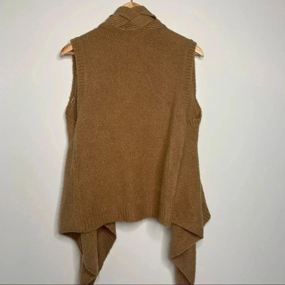 Anthropologie Sunday in Brooklyn Braided Open Sweater Vest Size Medium - Picture 5 of 10